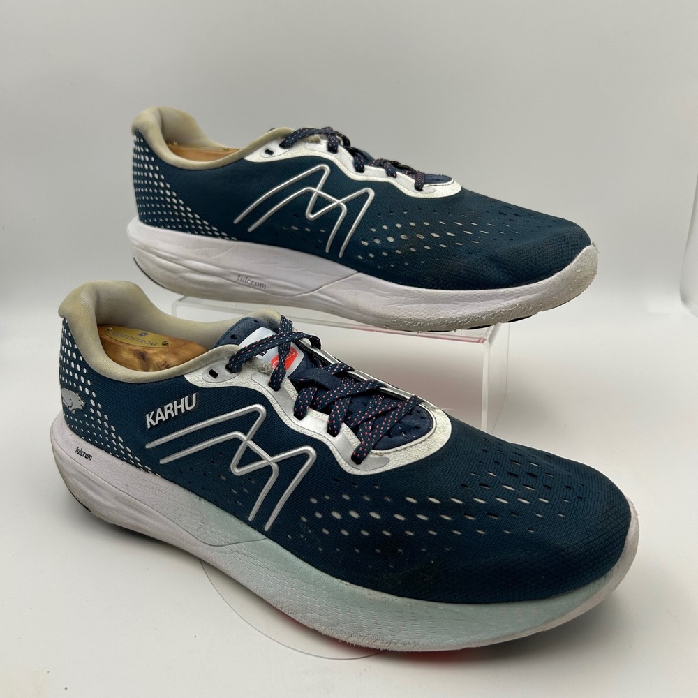 Karhu Ikoni 2.0 Running Shoes Mens 11.5 Blue Silver F100326‎ Fulcrum Gorpcore